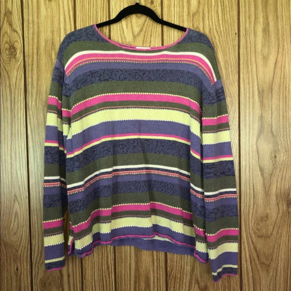 vintage colorful sweater